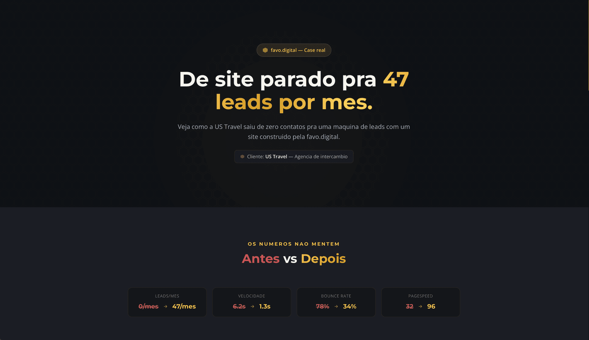 favo.digital — LP Institucional